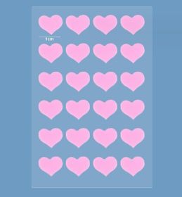 Colored Loving Heart Facial Hydrocolloid Acne Patch (Option: 24 Pink Love)